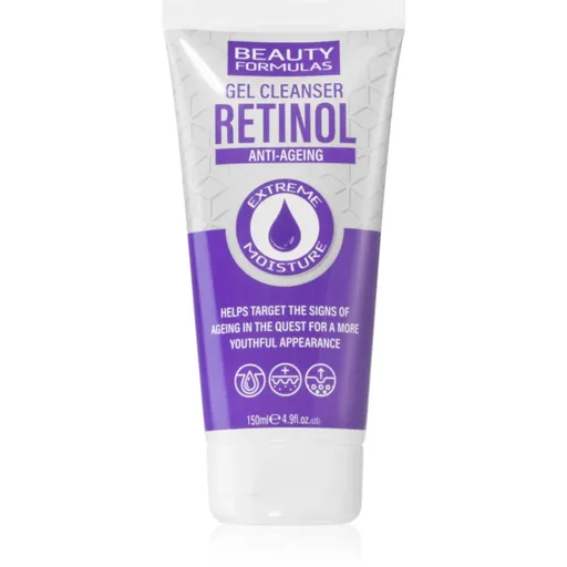 Beauty Formulas Retinol gel intens pentru curatare antirid 150 ml
