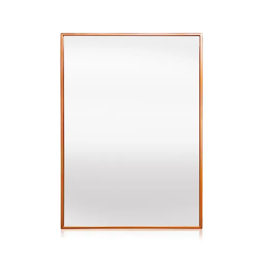 Casa Chic Croxley Oglindă de perete în ramă metalică dreptunghiulară 70 x 50 cm