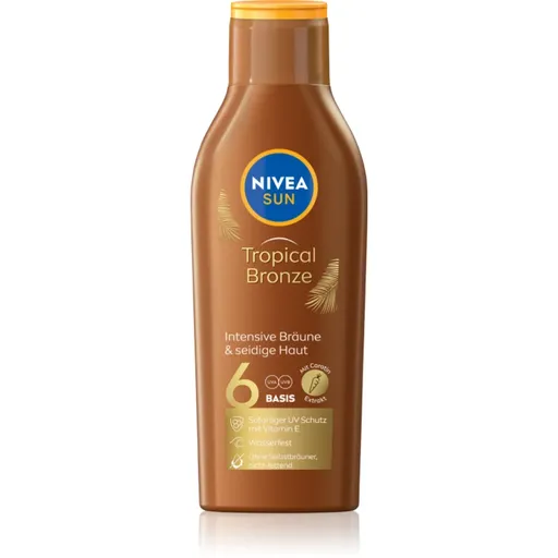 NIVEA SUN Tropical Bronze lotiune pentru bronzat SPF 6 200 ml