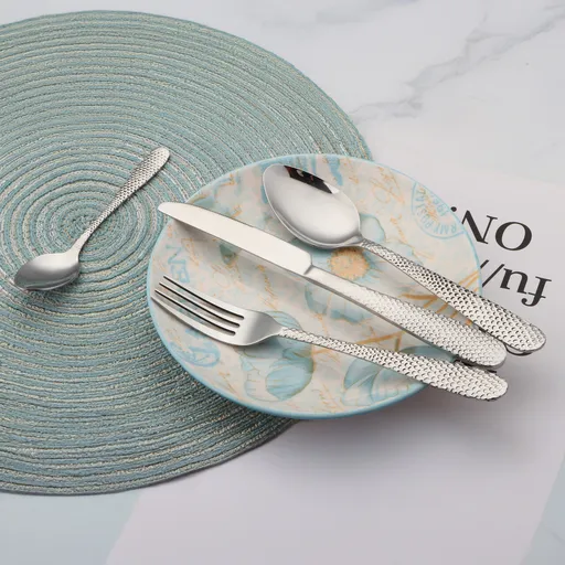 Set tacamuri 24 piese Pori, Ambition, inox, argintiu