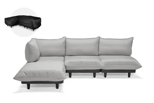 Set canapele de grădină Paletti set mare, mai multe variante - Fatboy Culoare: lup gri regal