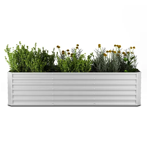 Blumfeldt High Grow Straight ghiveci, 1440 L, Ergonomic, Rezistent la intemperii, Bază deschisă