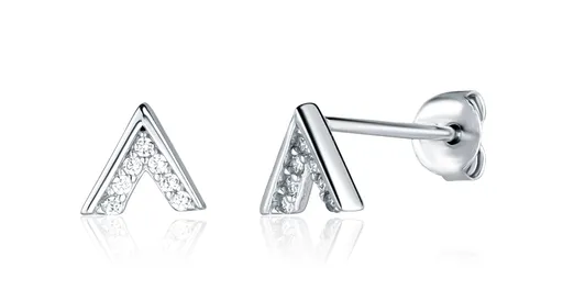 JVD Cercei minimaliști din argint cu zircon SVLE2632X61BI00