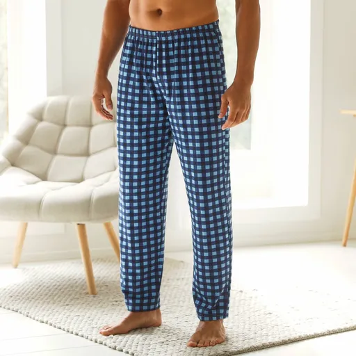 Pantaloni de pijama cu model în carouri