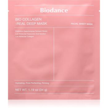 Biodance Bio-Collagen Real Deep Mask mască intensă cu hidrogel hidrateaza pielea si inchide porii 34 g