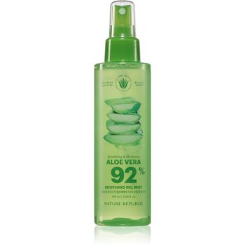 NATURE REPUBLIC Soothing & Moisture Aloe Vera 92% Soothing Gel Mist apă de față revigorantă cu efect calmant 155 ml