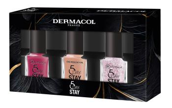 Dermacol Set lac de unghii 5 Days Stay 3 x 11 ml