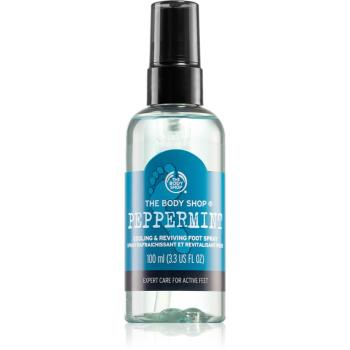 The Body Shop Peppermint Foot Spray deodorant pentru picioare cu efect racoritor 100 ml