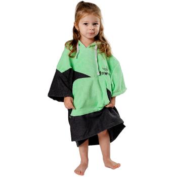 Towee Poncho copii surf Double, verde, 50 x 60 cm