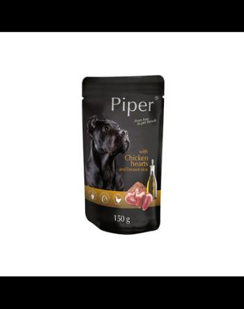 DOLINA NOTECI PIPER Hrana umeda pentru caini adulti, cu inimă de pui și orez 150 g