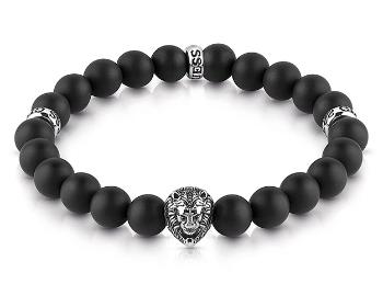 Guess Brățară din mărgele pentru bărbați Lion King JUMB01303JWSTT/U