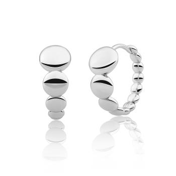 Sparkling Jewels Cercei rotunzi originali din argint EAS33