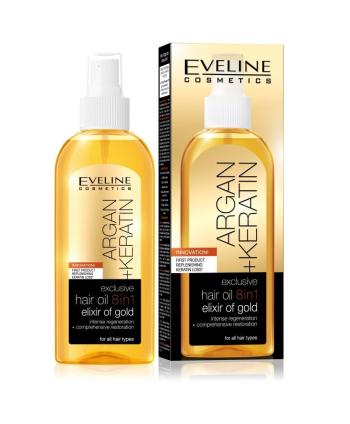 Eveline Argan Keratin vlasový olej 150 ml