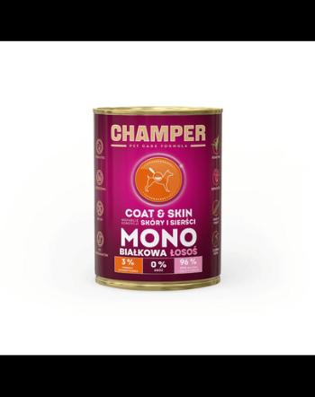 Hrana cu somon pentru caini CHAMPER Bones Joints 400 g monoproteica