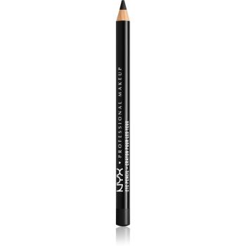 NYX Professional Makeup Eye and Eyebrow Pencil creion de ochi cu trasare precisă culoare Black 1.2 g