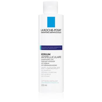 La Roche-Posay Kerium șampon exfoliant pentru par gras si cu matreata 200 ml