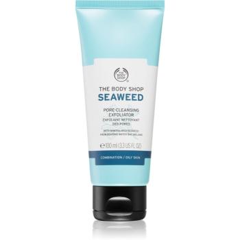 The Body Shop Seaweed Cleanser demachiant cu efect de peenling cu alge marine 100 ml