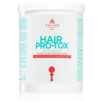 Kallos Hair Pro-Tox Masca pentru par deteriorat cu ulei de cocos, acid hialuronic si colagen 1000 ml