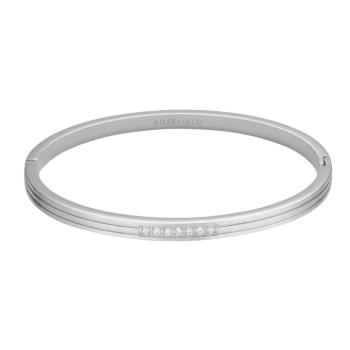 Rosefield Brățară solidă din oțel cu cristale JBSCS-J1038