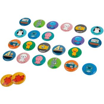 Janod Bath Memory Pexoso pentru cadă Animals 2 y+ 24 buc