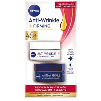 NIVEA Care Anti-Wrinkle 45+ Súprava denného 50 ml a nočného krému 50 ml (9005800304397)