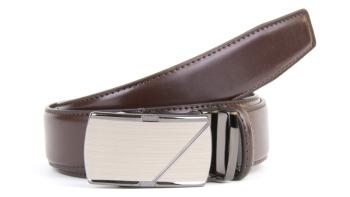 Hnedý oblekový opasok- automat