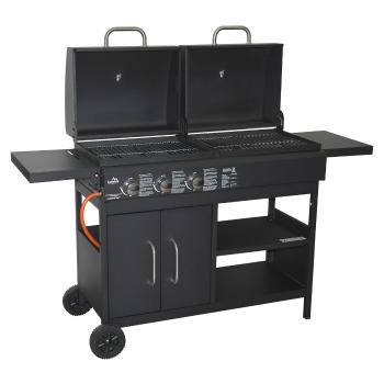 Grătar combinat 2in1 Cattara 13042 Couple, 159 x 102 x 49 cm