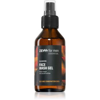 Zew For Men Essential Face Wash Gel gel de curățare pentru ten gras și mixt pentru bărbați 100 ml