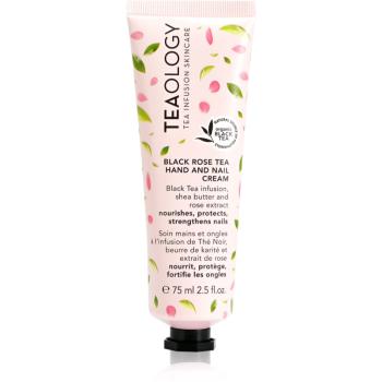 Teaology Black Rose Hand And Nail Cream maini si unghii 75 ml