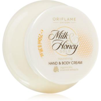 Oriflame Milk & Honey Gold crema nutritiva pentru maini si corp 250 ml