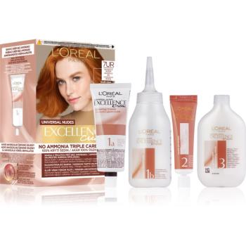 L’Oréal Paris Excellence Universal Nudes Culoare permanenta pentru par culoare 7UR Universal Copper 1 buc