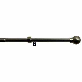Set de perdele extensibile Ball 16/19 mm oțelinoxidabil, 200 - 350 cm, fără inele, argintiu, 200 - 350 cm