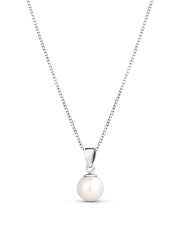 JwL Luxury Pearls Colier de argint cu perlă autentică JL0834 (lănțișor, pandantiv)