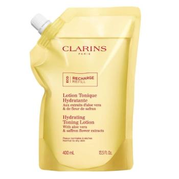 Clarins Apă tonifianta hidratantă pentru piele normală spre uscată (Hydrating Toning Lotion) 400 ml - reumplere de rezervă