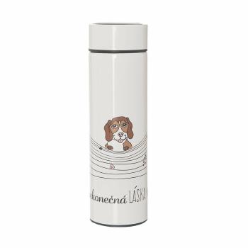 Termos din oțel inoxidabil Orion Endless love Dog, 0,4 l