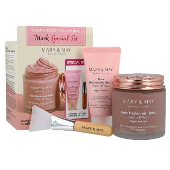 MARY & MAY Set cadou Vegan Rose Hyaluronic Mask Special Gift Set