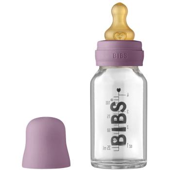 BIBS Baby Glass Bottle 110 ml biberon pentru sugari Mauve 110 ml