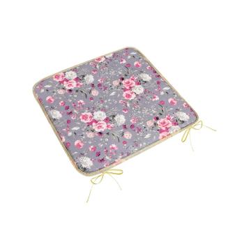 Bellatex Pernă de scaun Adéla netedă Flori roztrandafir , 40 x 40 cm