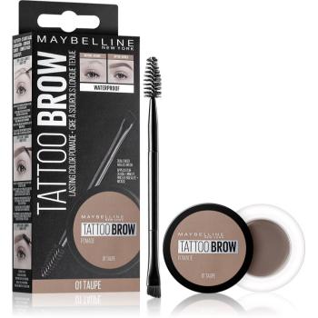 Maybelline Tattoo Brow gelová pomáda na obočí odstín 01 Taupe 3,5 ml