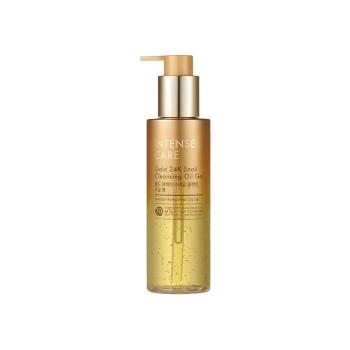 Tony Moly Gel cu consistență de ulei pentru curățare Intense Care Gold 24K Snail (Cleansing Oil Gel) 190 ml