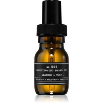 Depot No. 505 Conditioning Beard Oil ulei pentru barba Leather & Wood 30 ml