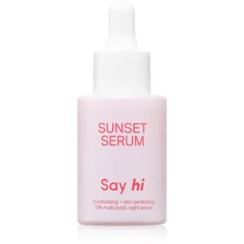 Say Hi Sunset Ser exfoliant AHA cu efect revitalizant 30 ml