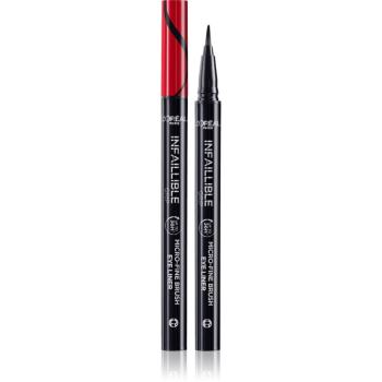 L’Oréal Paris Infaillible Grip 36h Micro-Fine liner eyeliner în fix culoare 01 Obsidian black 0,4 g