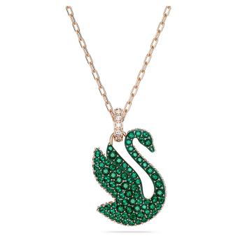 Swarovski Colier delicat bronz cu Lebădă Iconic Swan 5650067