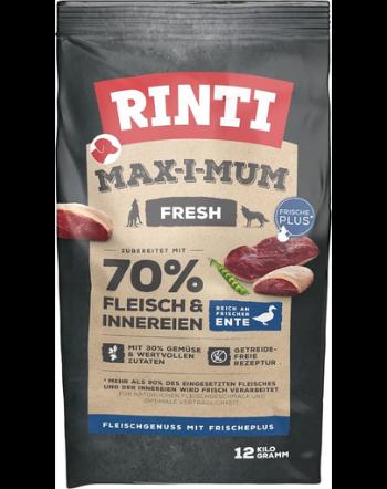 RINTI MAX-I-MUM Duck hrana uscata pentru caini adulti, cu rata 12 kg