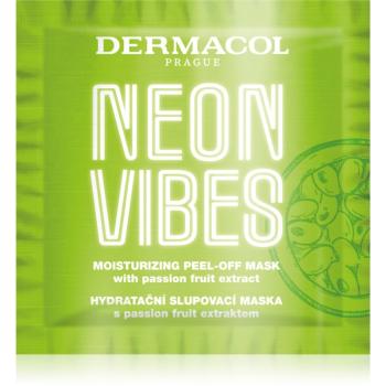 Dermacol Neon Vibes mască exfoliantă cu efect de hidratare 8 ml