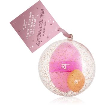 Real Techniques Miracle 2-in-1 Powder Puff Ornament burete pentru machiaj 2 bc