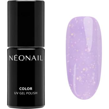 NEONAIL Baby Bloomer lac de unghii sub forma de gel cu particule stralucitoare culoare Purple-mazing 7,2 ml