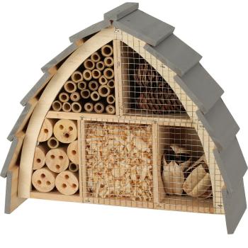 Hotel de insecte Vigo, 27,5 x 24 x 9 cm, lemn