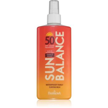 Farmona Sun Balance loțiune cu protecție solară pentru toată familia SPF 50 200 ml